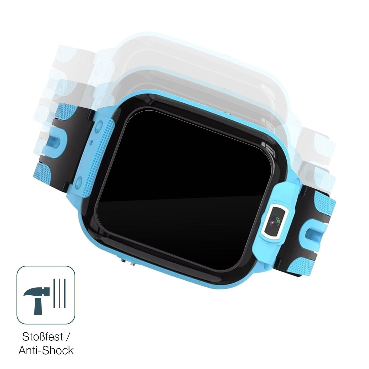 2x Screen Protector for Smartwatch Kinder mit Telefonfunktion Flexible Glass 9H