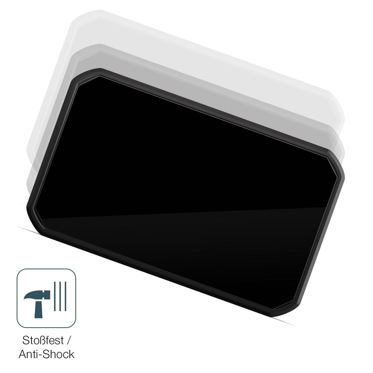 2x Screen Protector for Garmin Camper 785 Flexible Glass 9H dipos