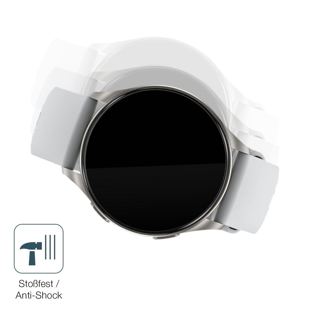 2x Screen Protector for Baolubao W60 Smartwatch Flexible Glass 9H dipos