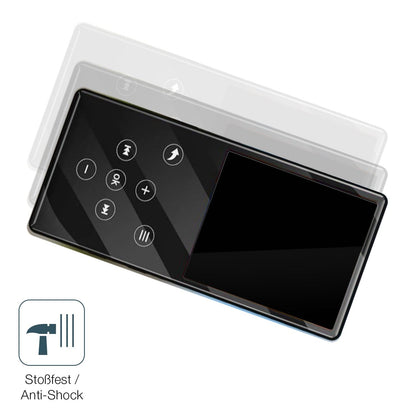 2x Screen Protector for Gueray Q9 MP3-Player Flexible Glass 9H dipos