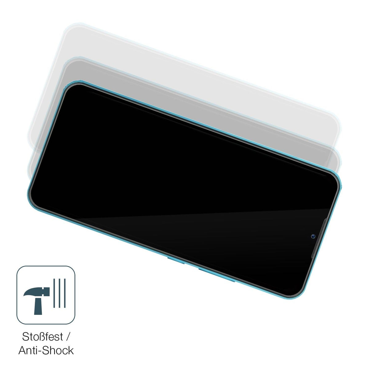 2x Screen Protector for Mobicel VX18 Flexible Glass 9H dipos