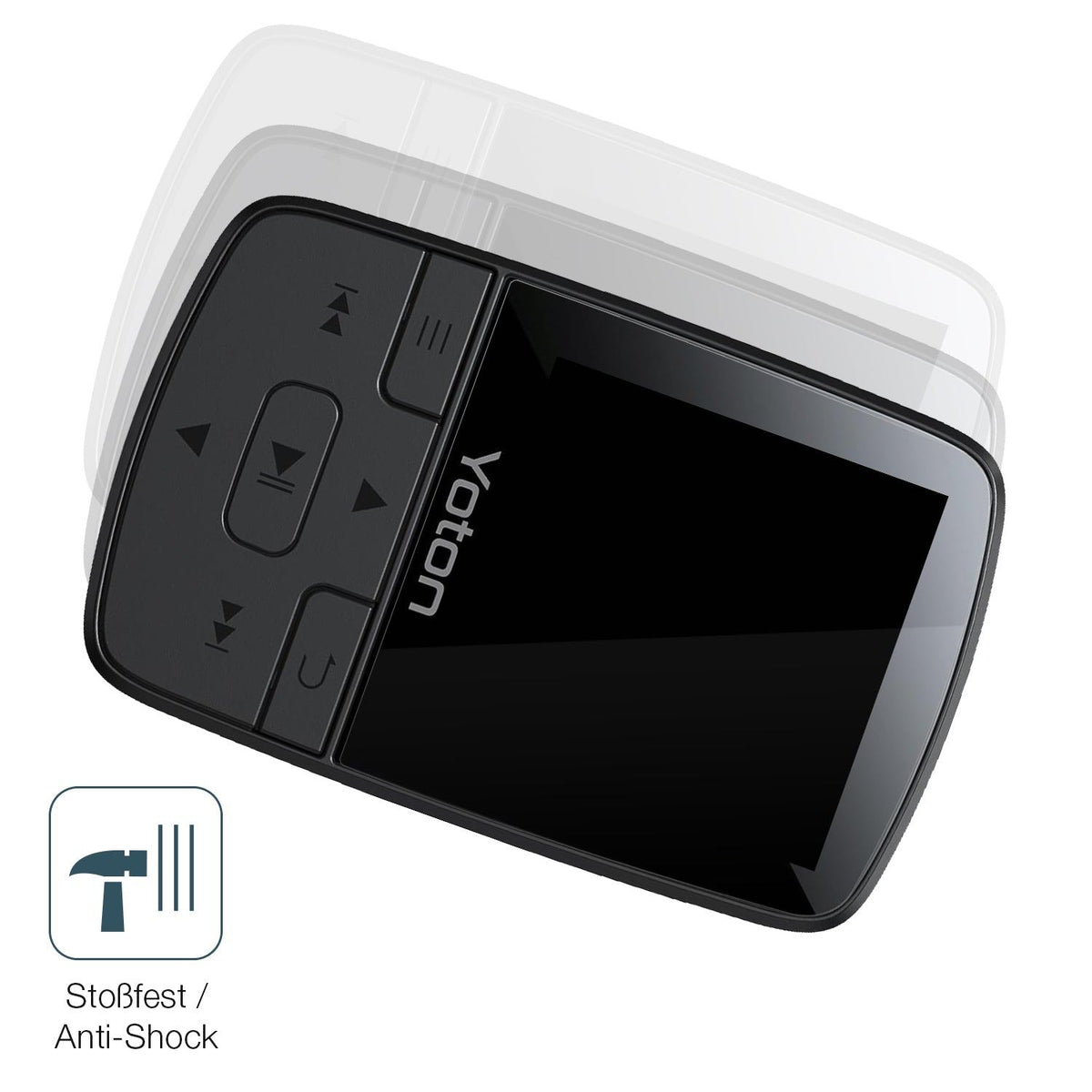 2x Screen Protector for YOTON YM03 MP3-Player Flexible Glass 9H dipos