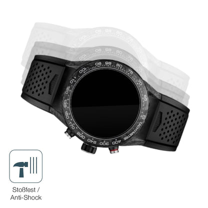 2x Screen Protector for Tag Heuer Carrera 45mm Flexible Glass 9H dipos