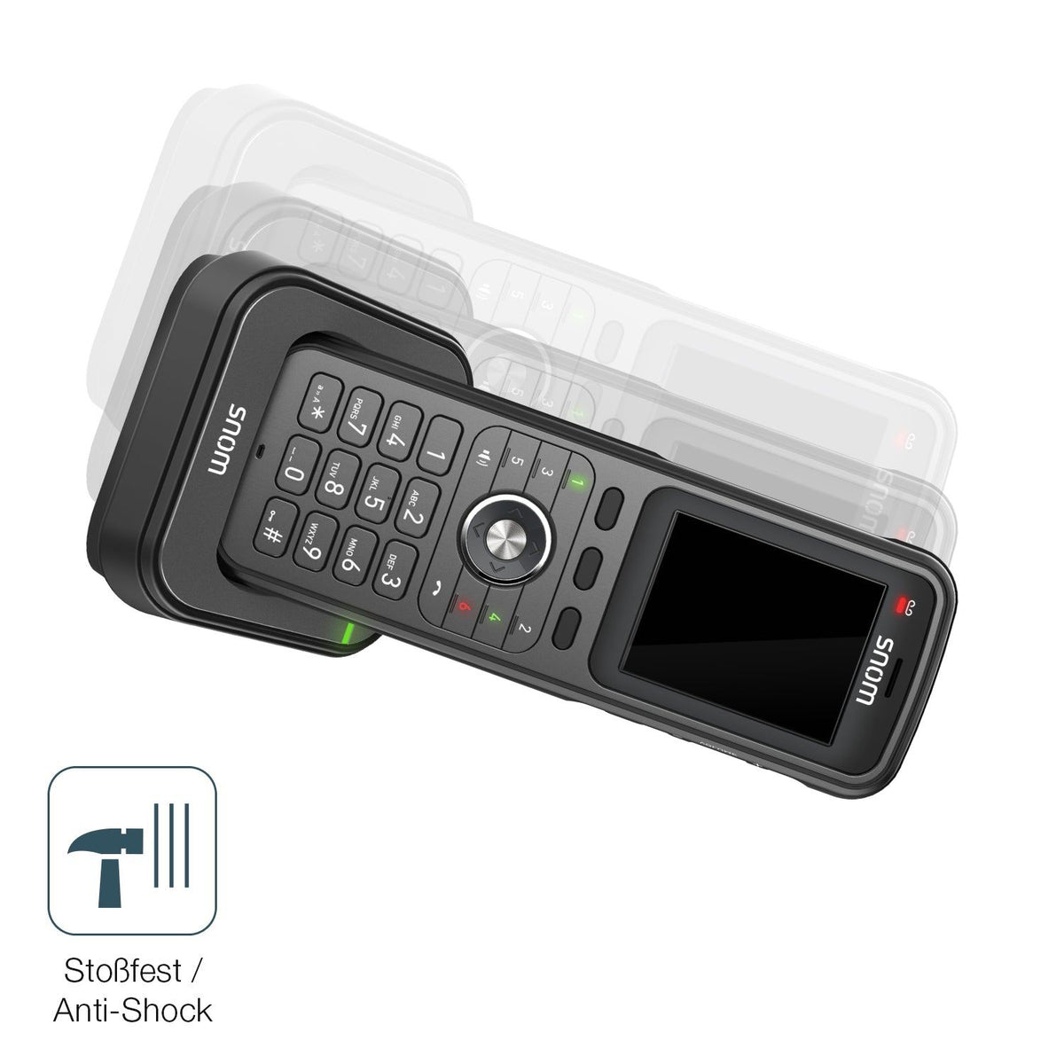 2x Screen Protector for Snom M56 Dect Flexible Glass 9H dipos