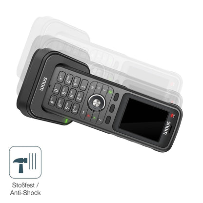 2x Screen Protector for Snom M56 Dect Flexible Glass 9H dipos