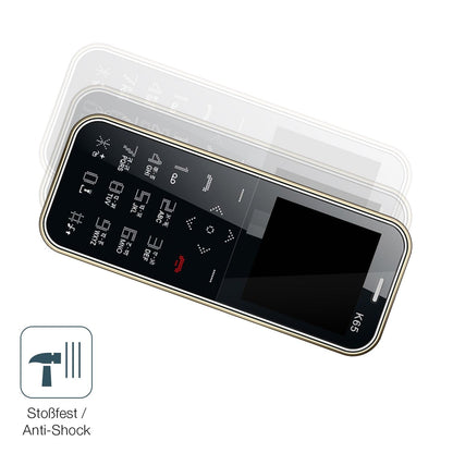 2x Screen Protector for I Kall K65 Card Flexible Glass 9H dipos