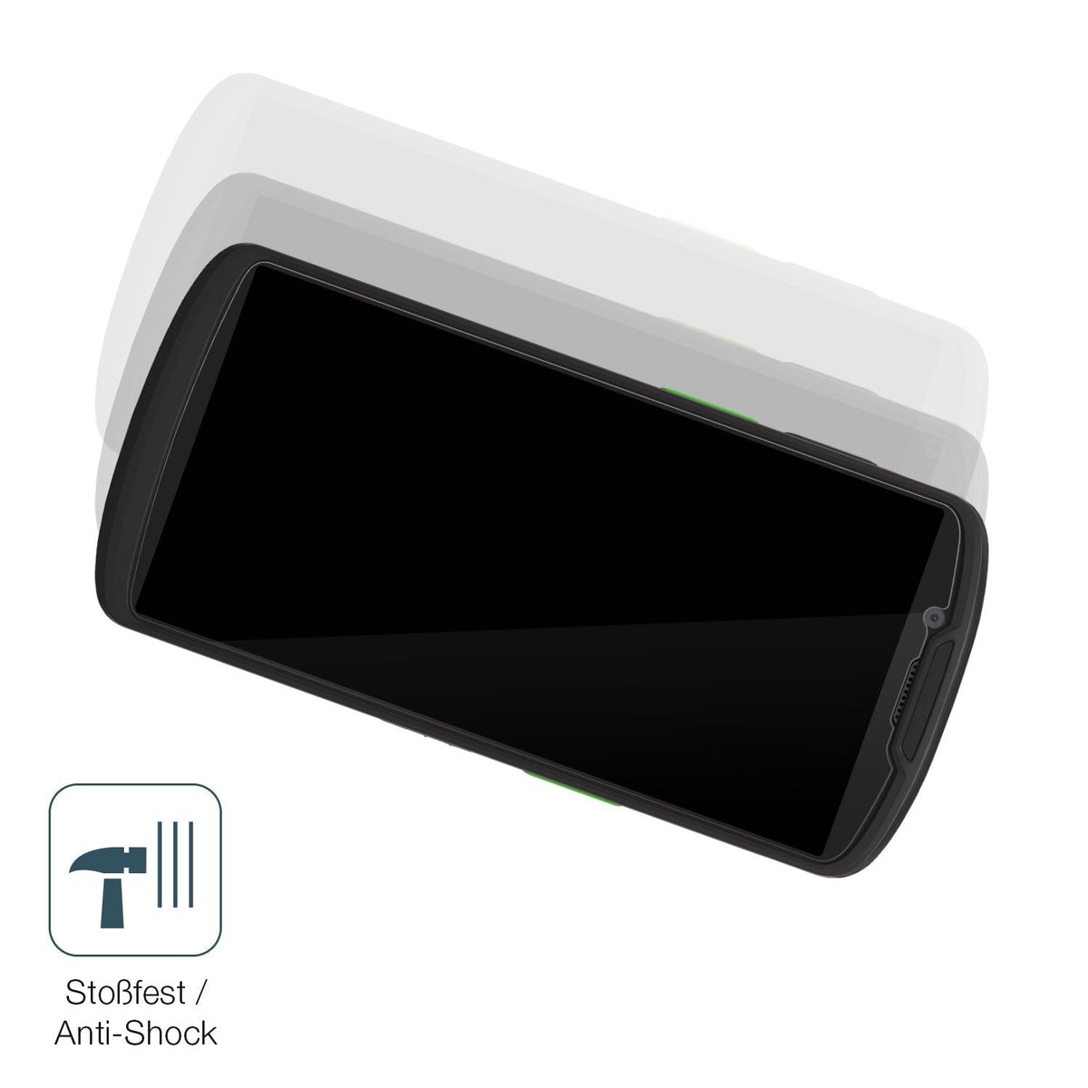 2x Screen Protector for Zebra TC53e-RFID Flexible Glass 9H dipos