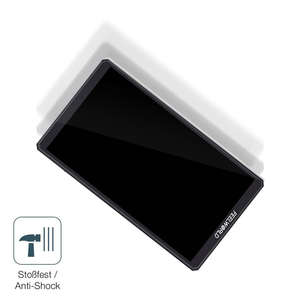 2x Screen Protector for Feelworld Cut6 6 Zoll Flexible Glass 9H dipos
