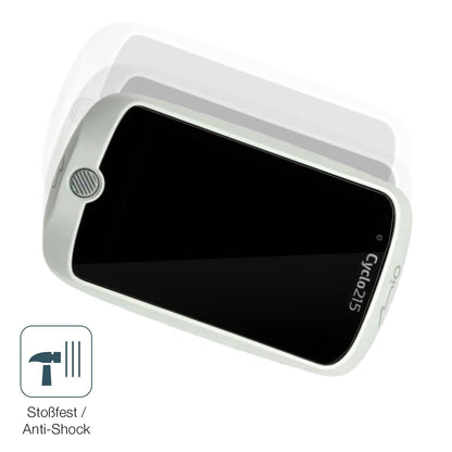 2x Screen Protector for Mio Cyclo 215 HC Flexible Glass 9H dipos
