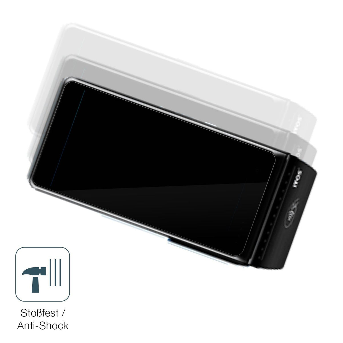 2x Screen Protector for Itos CM5 Flexible Glass 9H dipos