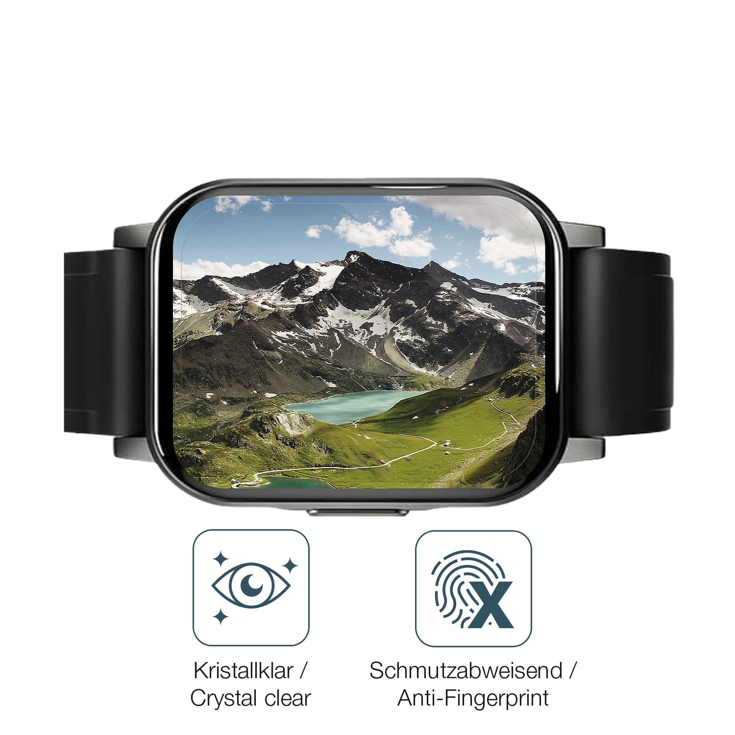 Flexible TPU-Folie passend zugeschnitten für Haylou LS02 watch, vollständige Abdeckung