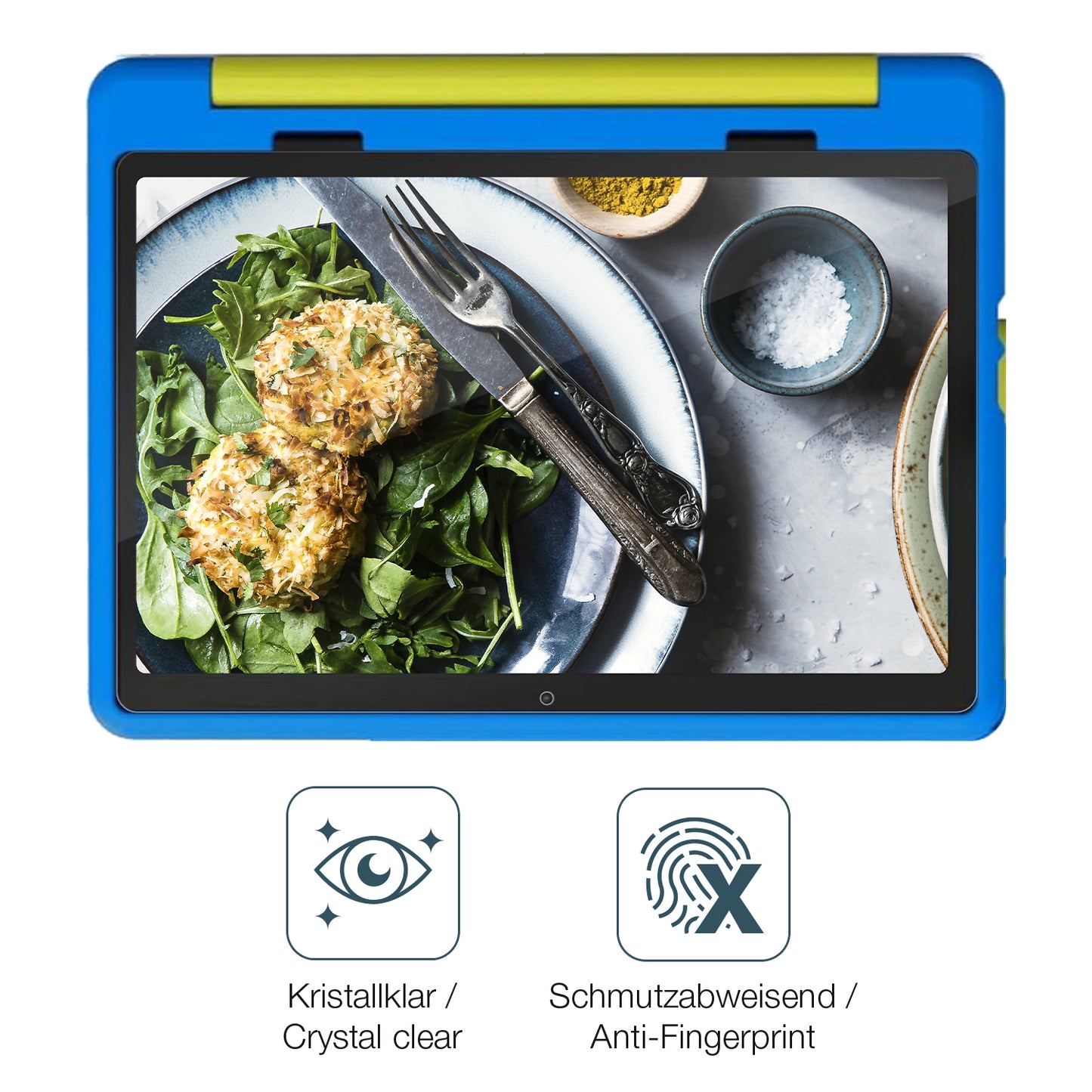 2x 9H Schutzfolie für Yicty Kinder Tablet Panzerfolie
