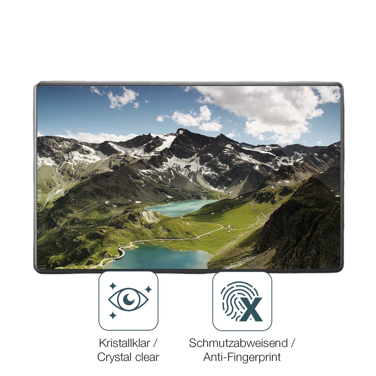 4x Schutzfolie klar für xCody 7 Zoll Display-Schutzfolie