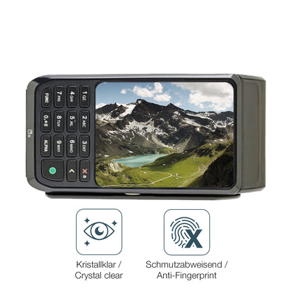 4x Schutzfolie klar für CCV mobile Premium Display-Schutzfolie