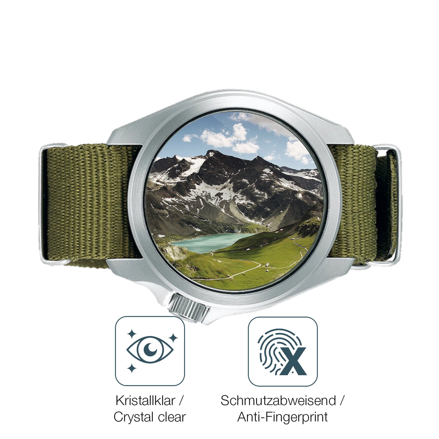 Schutz gegen Kratzer auf dem Seiko 5 Sports SBSA055 Glas durch Schlüssel oder Ähnliches