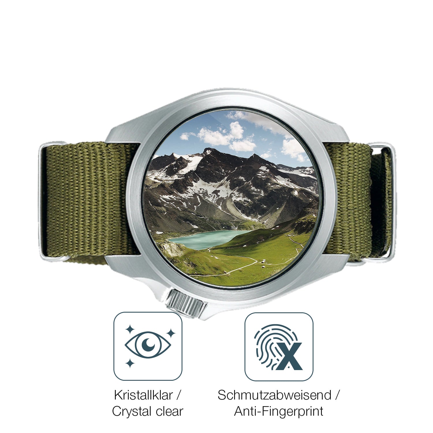 Schutz gegen Kratzer auf dem Seiko 5 Sports SBSA055 Glas durch Schlüssel oder Ähnliches
