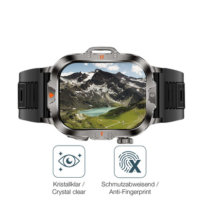 Schutz gegen Kratzer auf dem VicBou 2.01 Zoll Smartwatch Glas durch Schlüssel oder Ähnliches