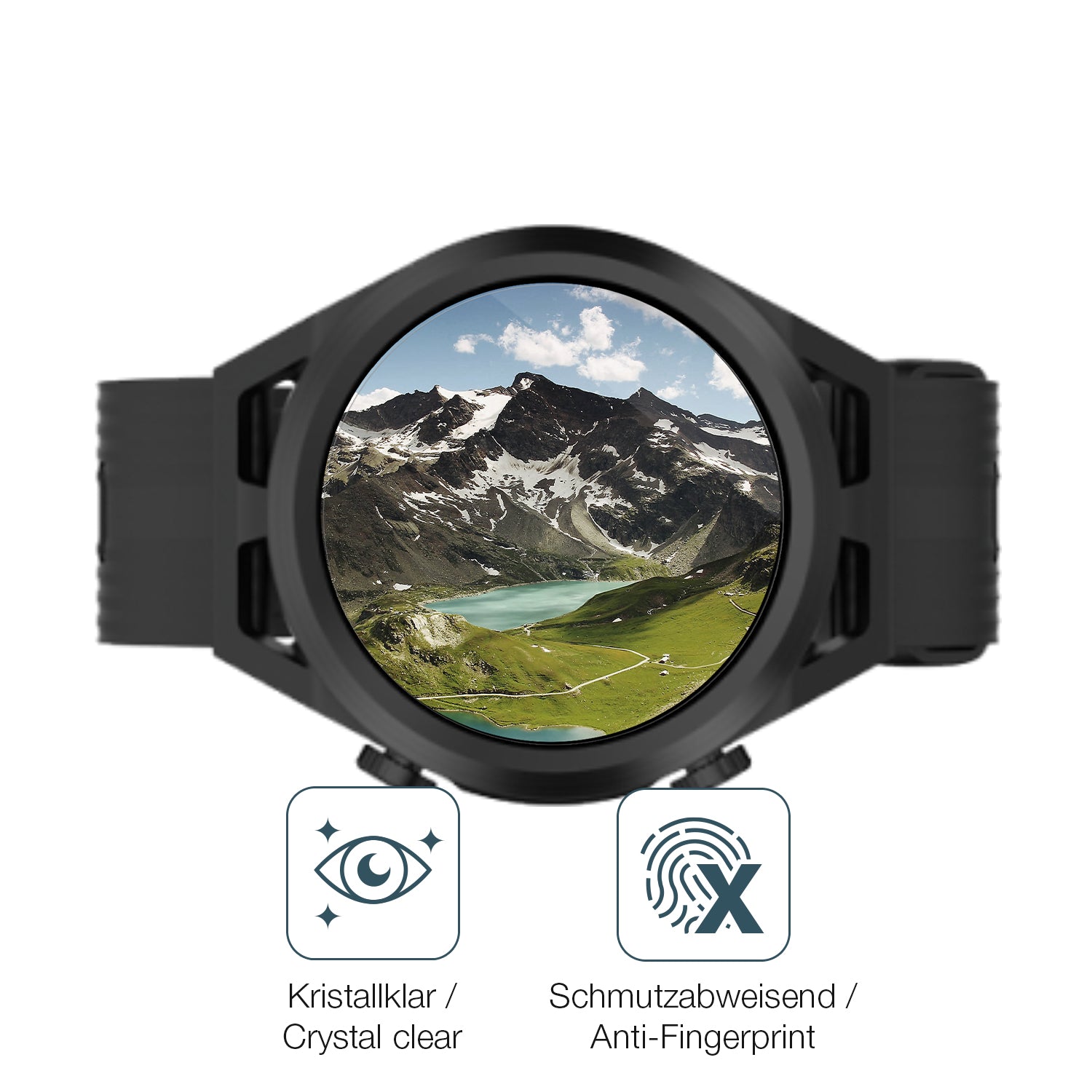 Schutz gegen Kratzer auf dem Blackview R8 Pro Smartwatch Glas durch Schlüssel oder Ähnliches
