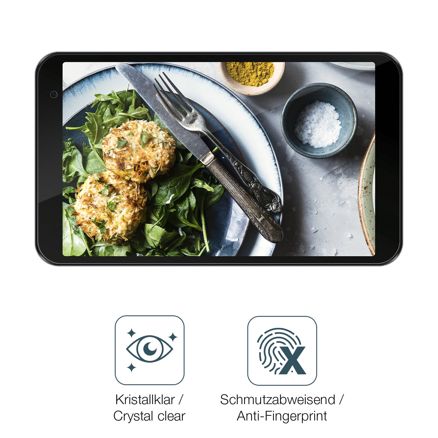 Schutz gegen Kratzer auf dem Mobicel Mercury Glas durch Schlüssel oder Ähnliches