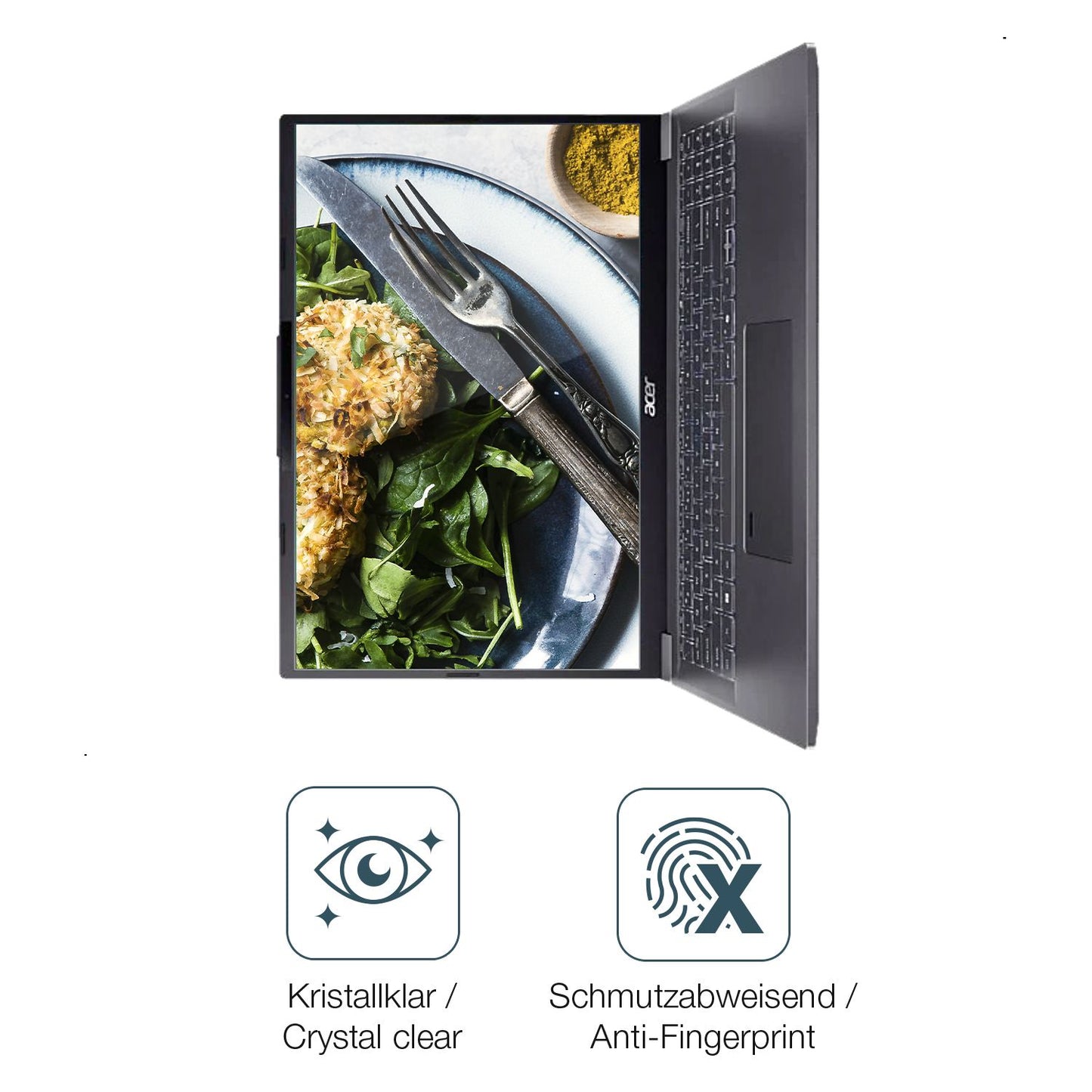 Schutz gegen Kratzer auf dem Acer Aspire 16 A16-71M Glas durch Schlüssel oder Ähnliches