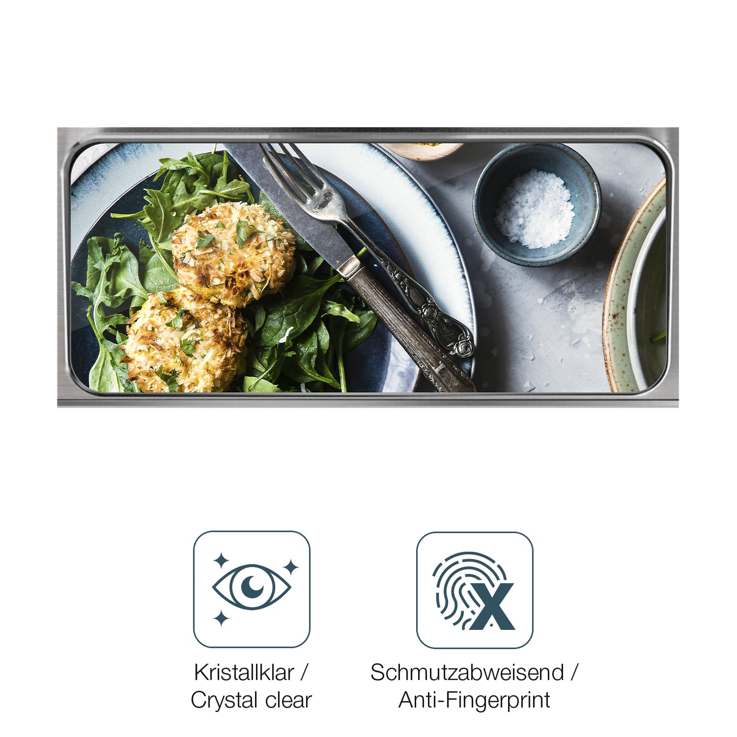 2x Schutzfolie klar für WMF Perfection 680 Display-Schutzfolie