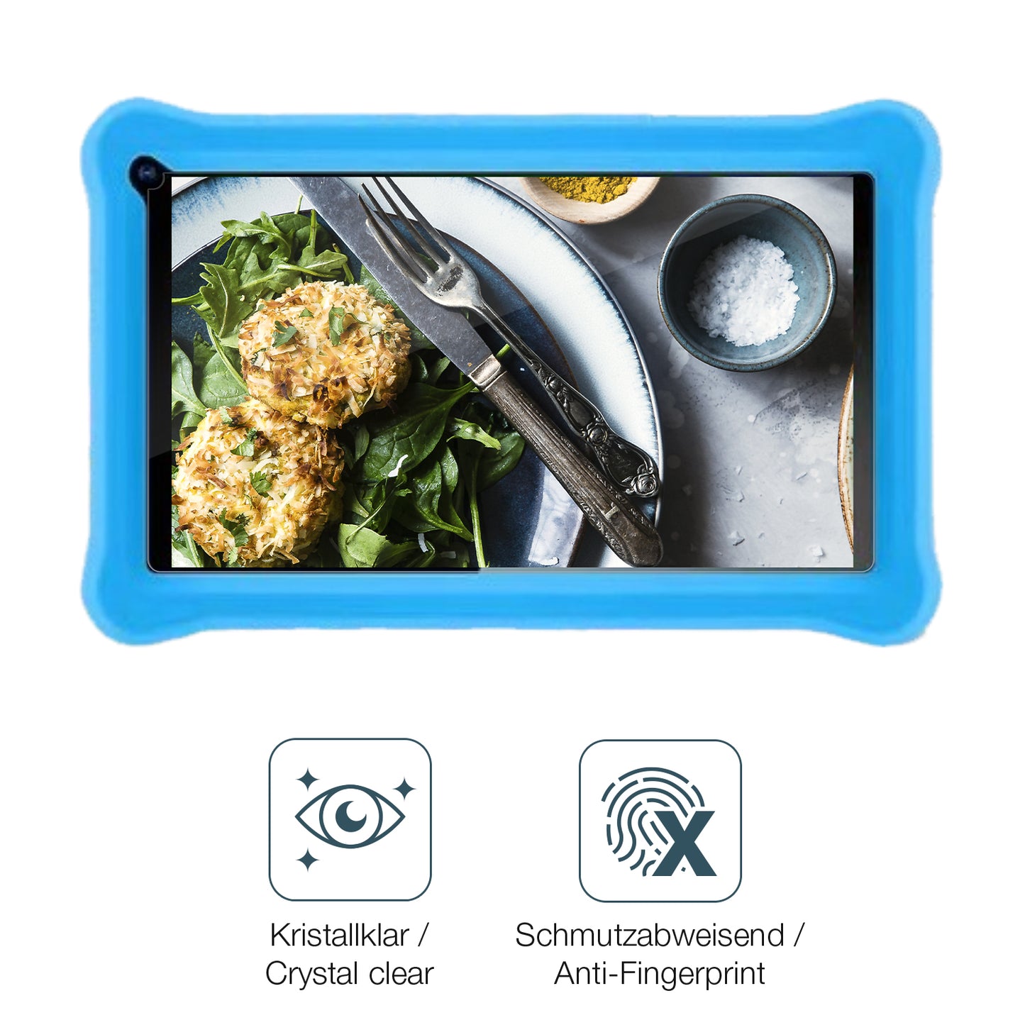 2x Schutzfolie klar für Sumtab Kinder Tab 7 Zoll Display-Schutzfolie