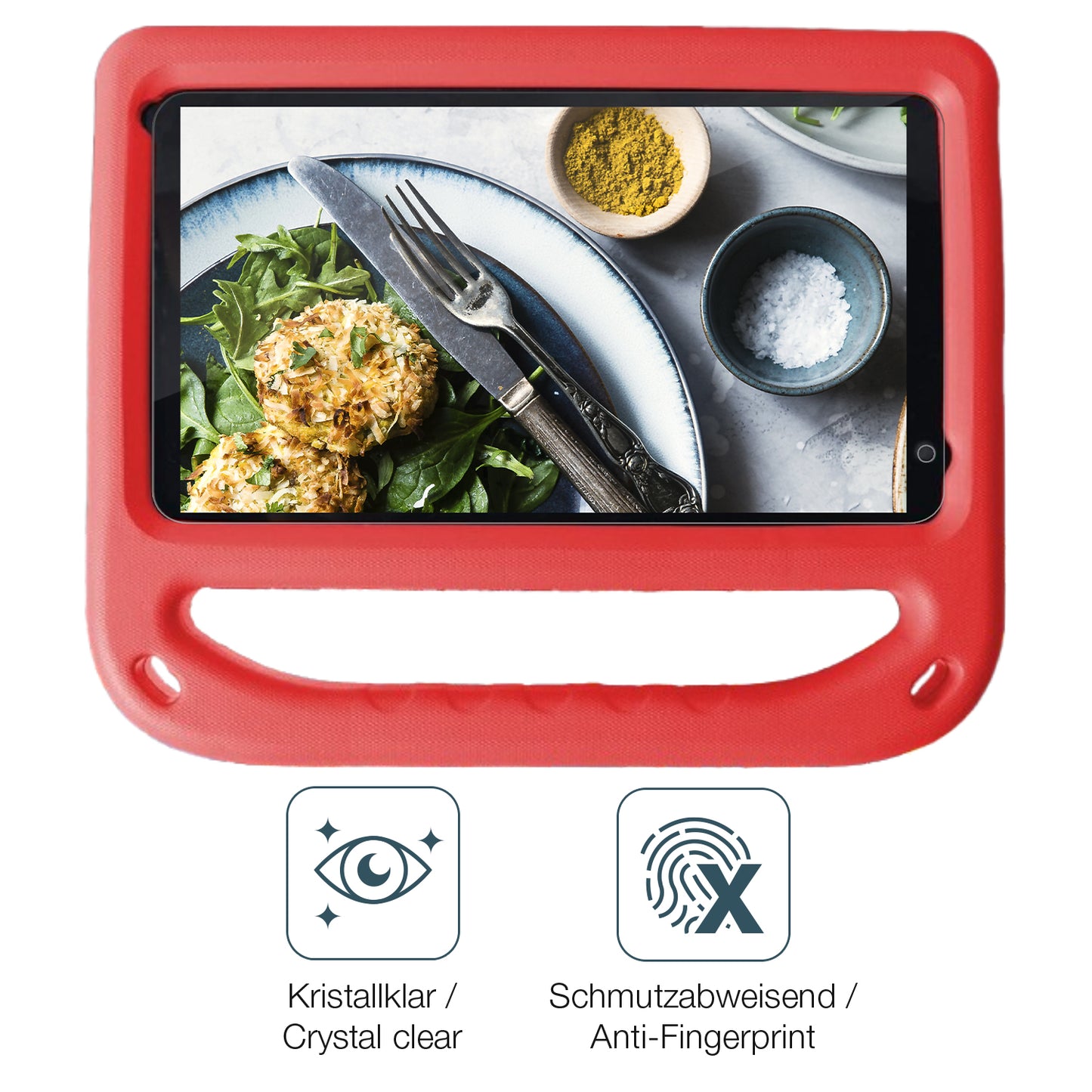 2x Schutzfolie klar für Goodtel G7 Azul 7 Zoll Display-Schutzfolie