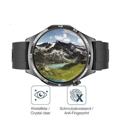 Schutz gegen Kratzer auf dem ECG HRV Gesundheitsuhr 2.01 Zoll Glas durch Schlüssel oder Ähnliches
