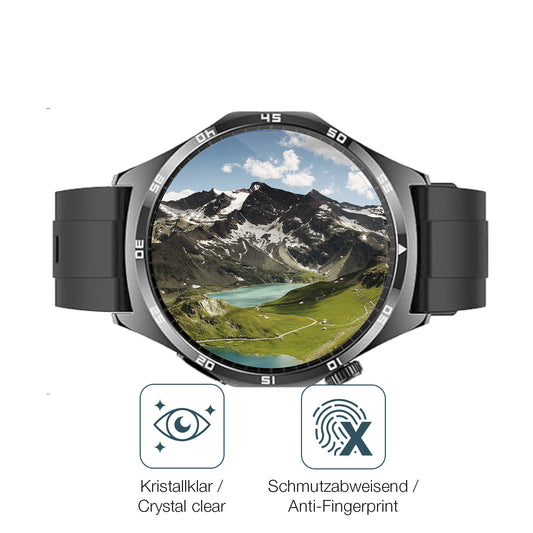 Schutz gegen Kratzer auf dem ECG HRV Gesundheitsuhr 2.01 Zoll Glas durch Schlüssel oder Ähnliches
