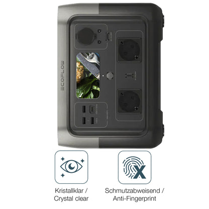 2x Schutzfolie klar für EF Ecoflow River 2 Max Display-Schutzfolie