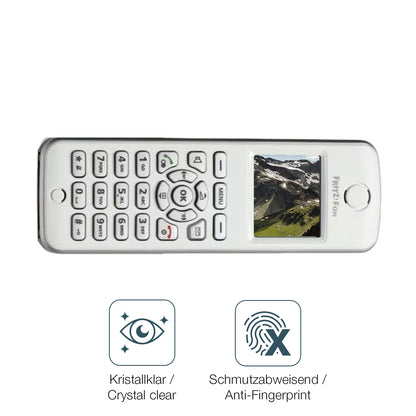 4x Schutzfolie klar für FRITZ! FON M2 Dect Display-Schutzfolie