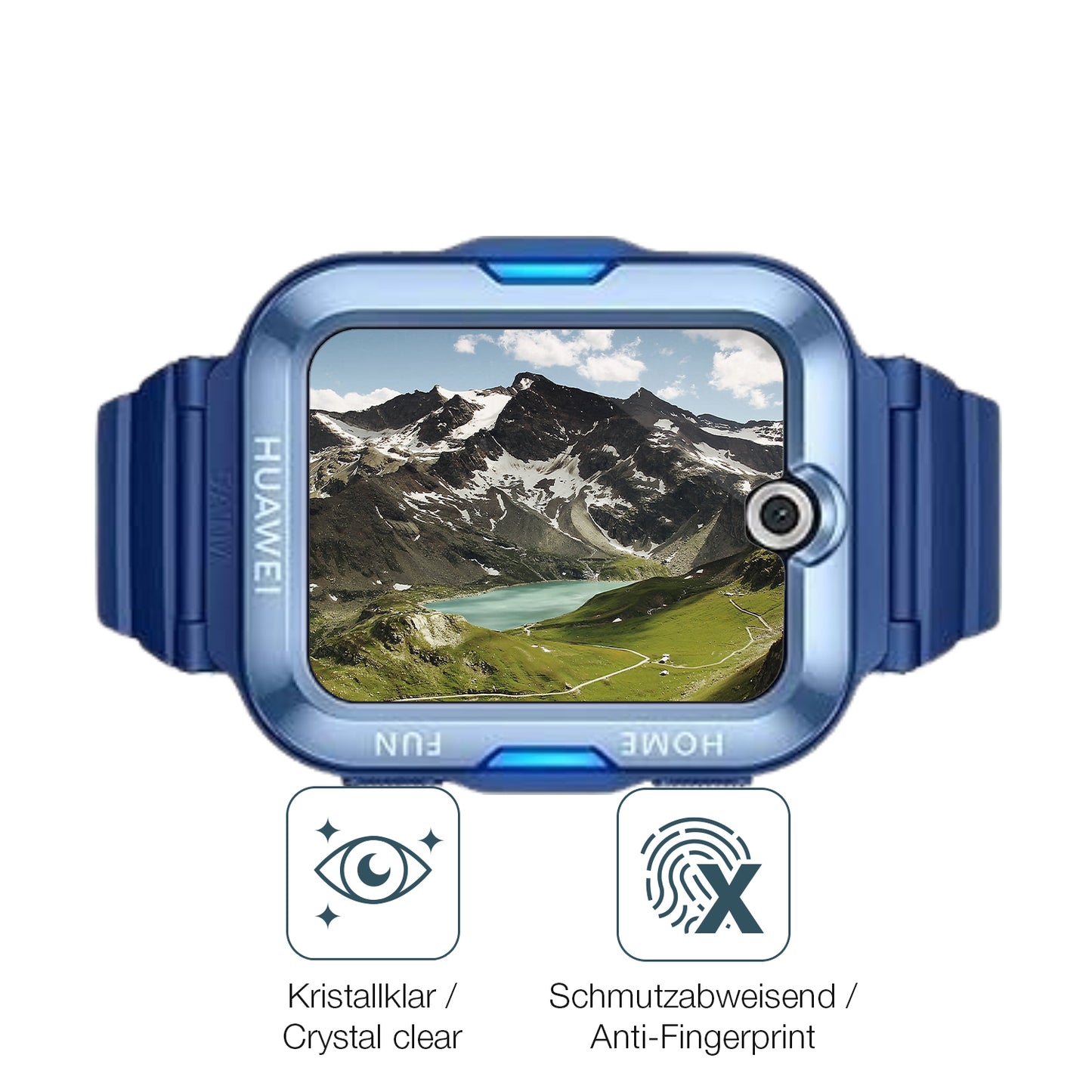 6x Schutzfolie klar für Huawei Kids Watch 5 Display-Schutzfolie