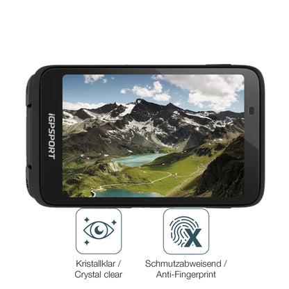 2x 9H Schutzfolie für igpsport BiNavi Panzerfolie