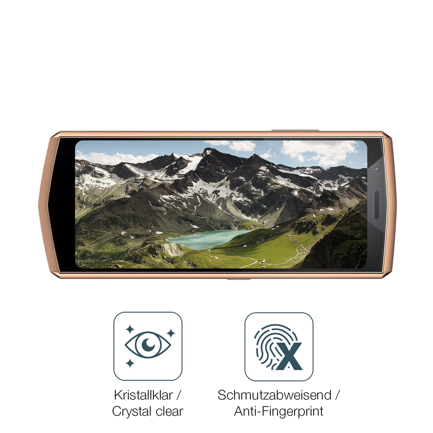 2x 9H Schutzfolie für Cubot Pocket 3 Panzerfolie