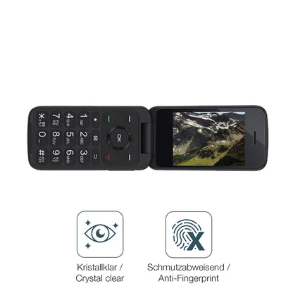 4x Schutzfolie klar für TCL Flip 4 5G Display-Schutzfolie