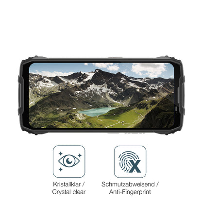 Schutz gegen Kratzer auf dem Blackview BL7000 5G Glas durch Schlüssel oder Ähnliches