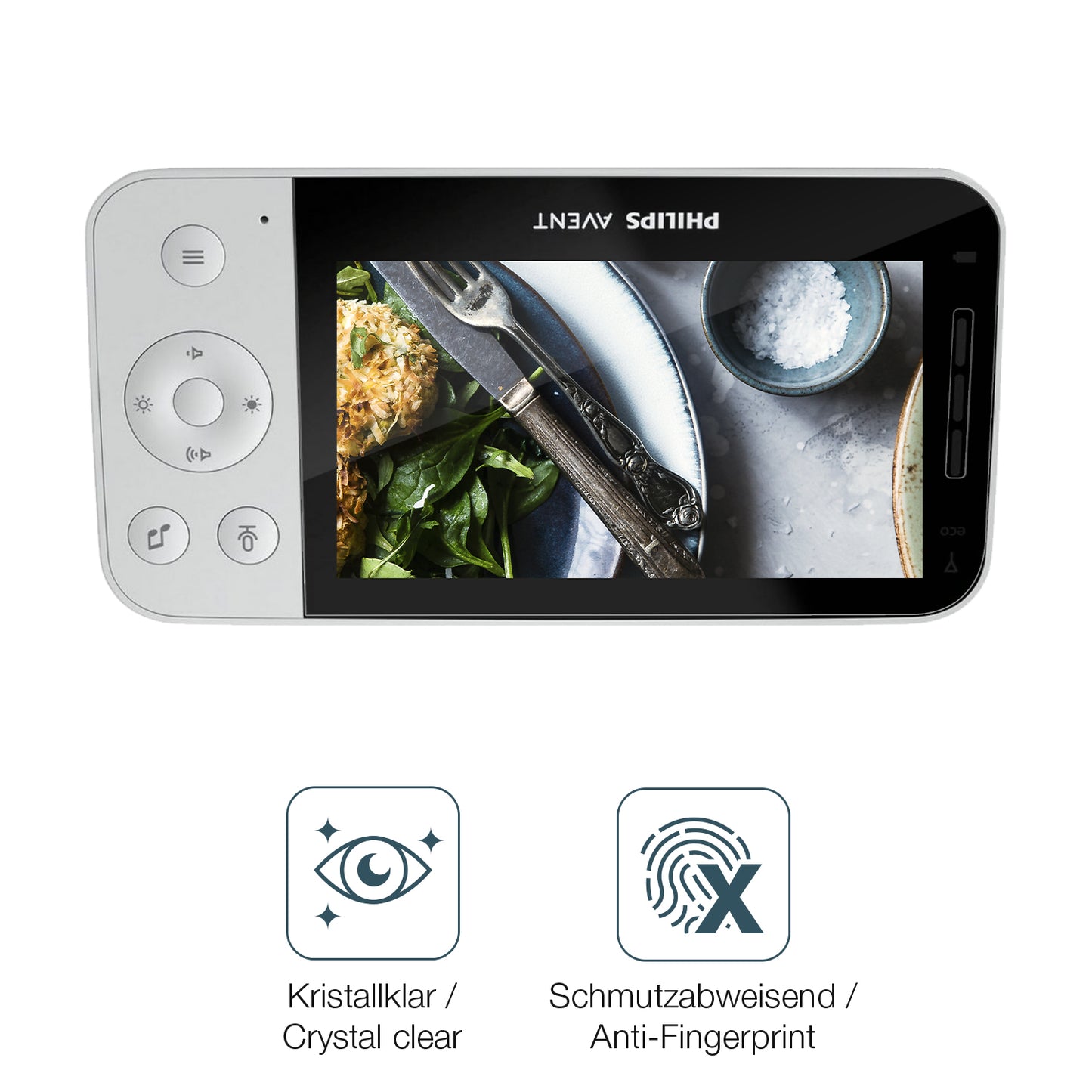 2x 9H Schutzfolie für Philips Avent Connected SCD923 Panzerfolie