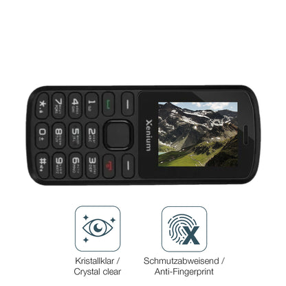 2x 9H Schutzfolie für Philips Xenium X170 Panzerfolie
