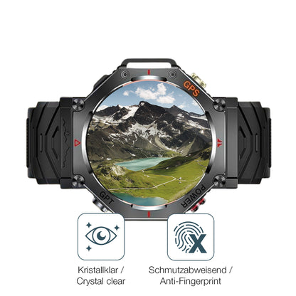 6x Schutzfolie klar für Rmana KC91 1.39 Zoll Display-Schutzfolie