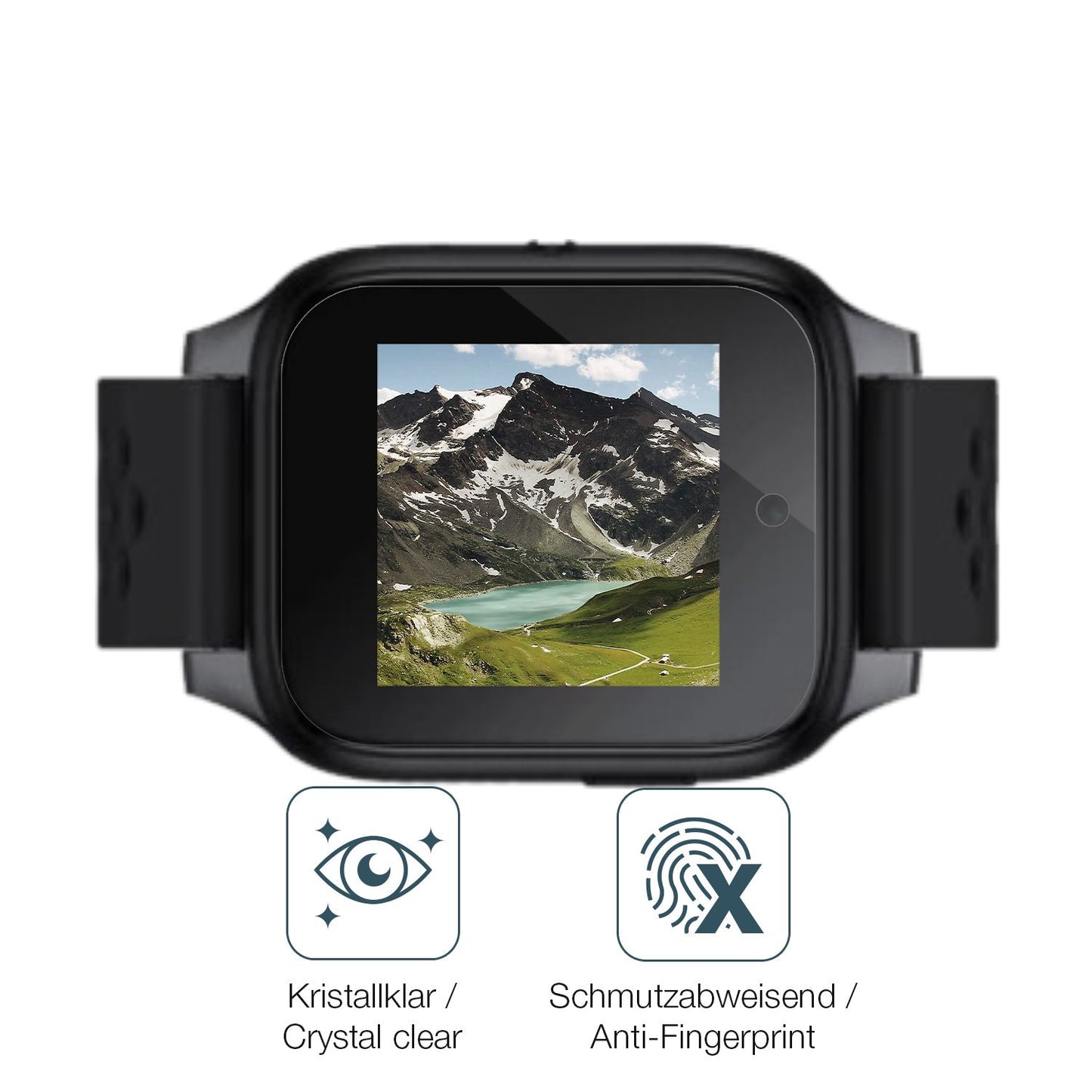Flexible TPU-Folie passend zugeschnitten für Family Watch MT46, vollständige Abdeckung