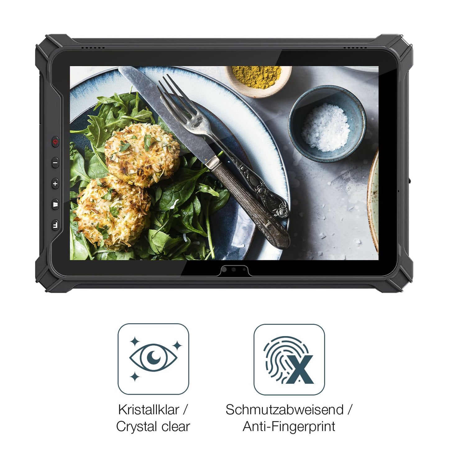 Flexible TPU-Folie passend zugeschnitten für iEdge T10W 10.1 Zoll, vollständige Abdeckung