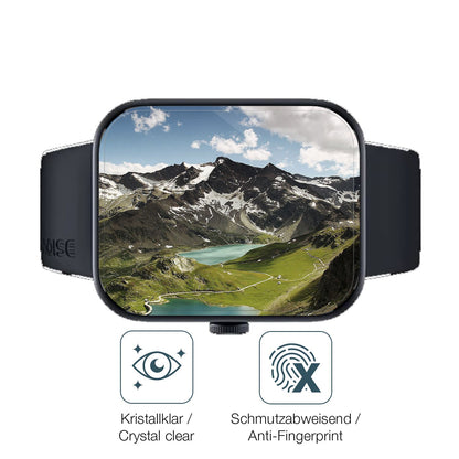Flexible TPU-Folie passend zugeschnitten für Noise ColorFit Pulse Go Buzz, vollständige Abdeckung