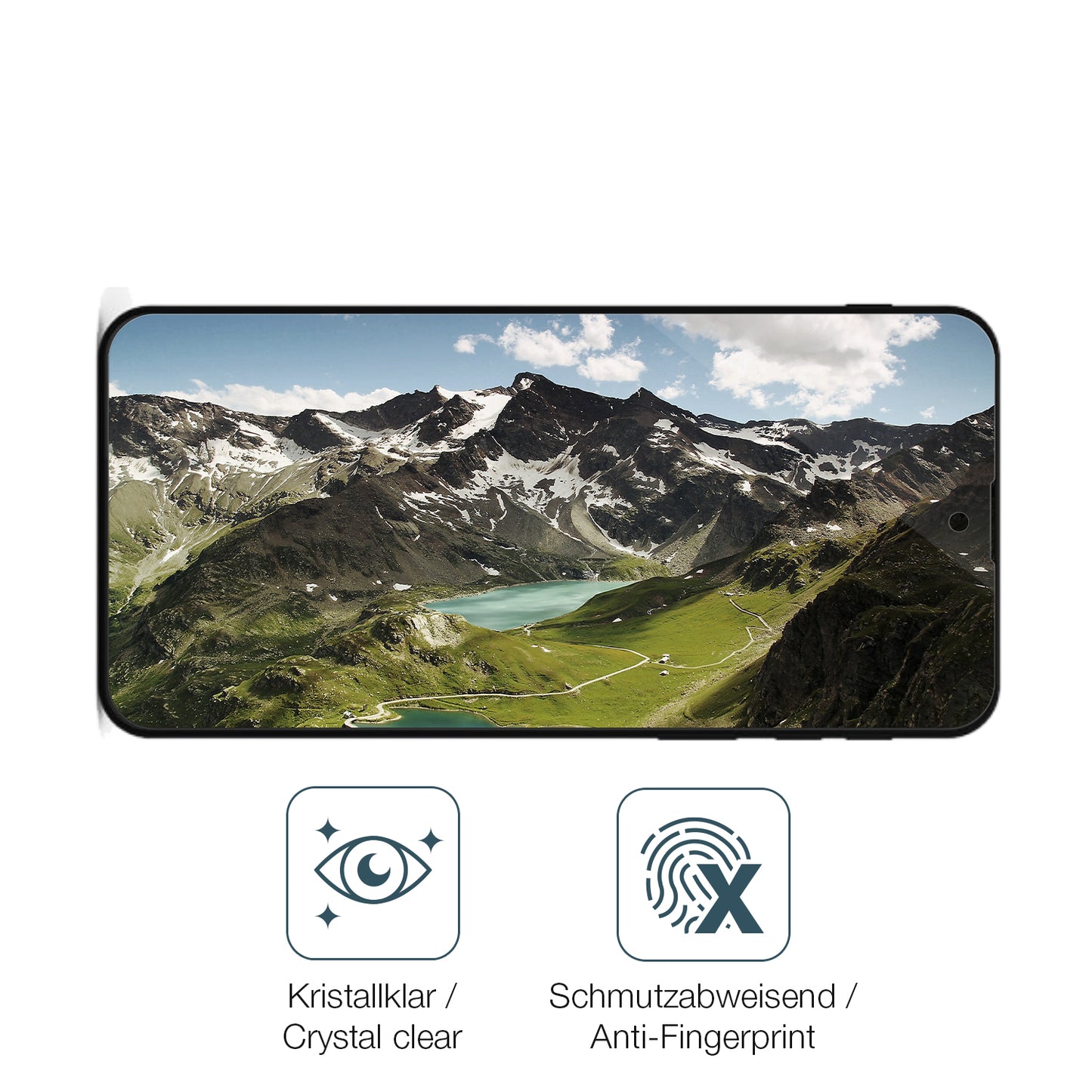 Flexible TPU-Folie passend zugeschnitten für Shiftphone 8, vollständige Abdeckung