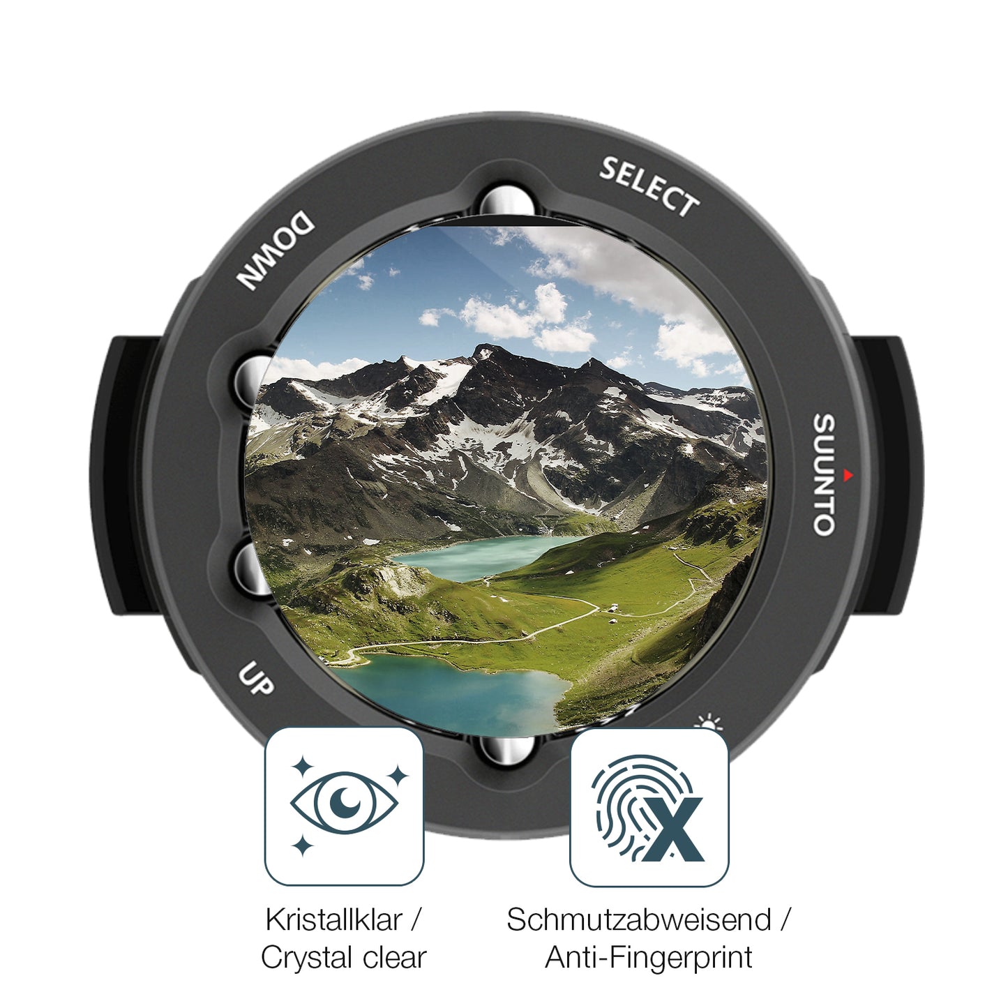 2x Screen Protector for Suunto Vyper Novo Flexible Glass 9H dipos