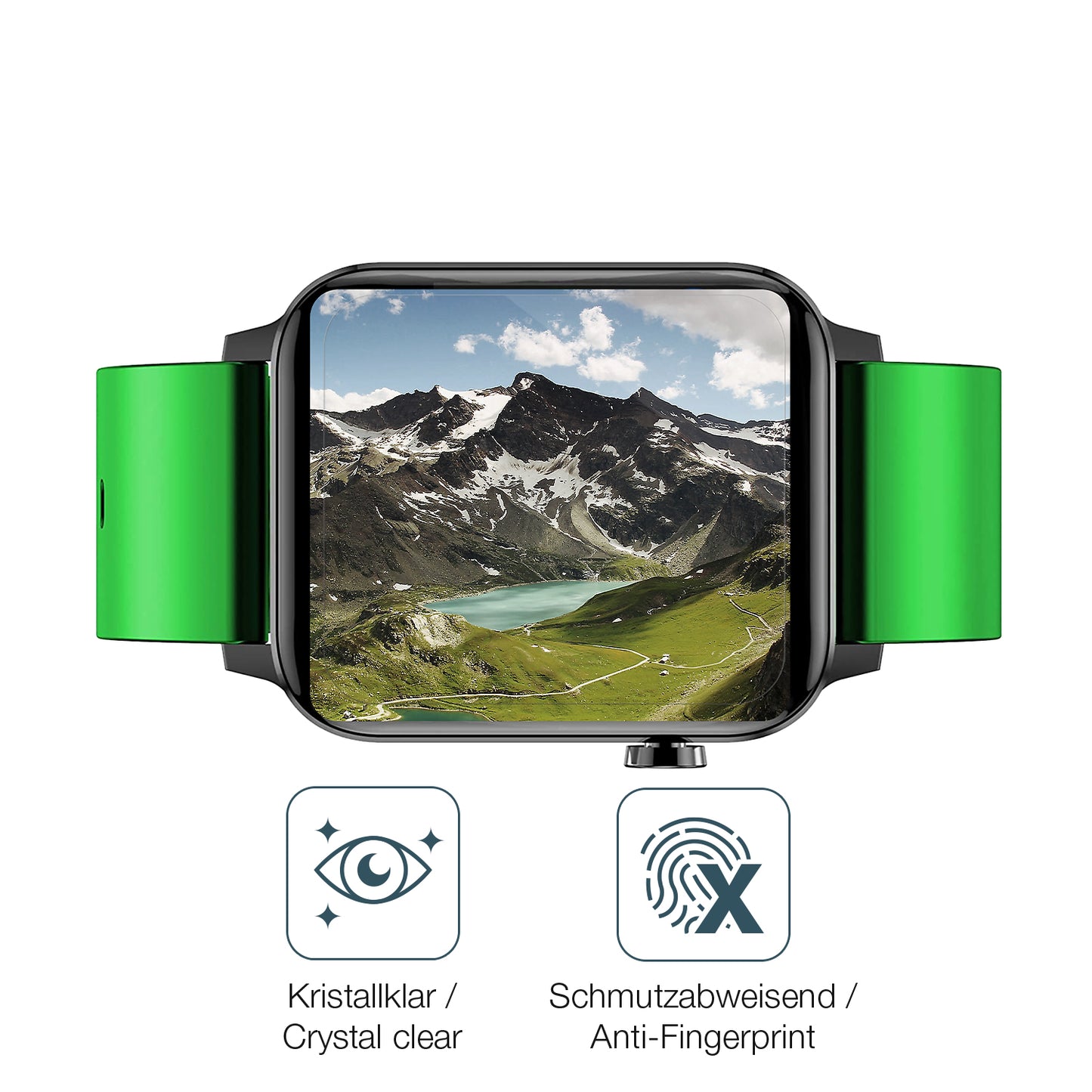 Flexible TPU-Folie passend zugeschnitten für Judneer 1,4 Zoll Smartwatch, vollständige Abdeckung