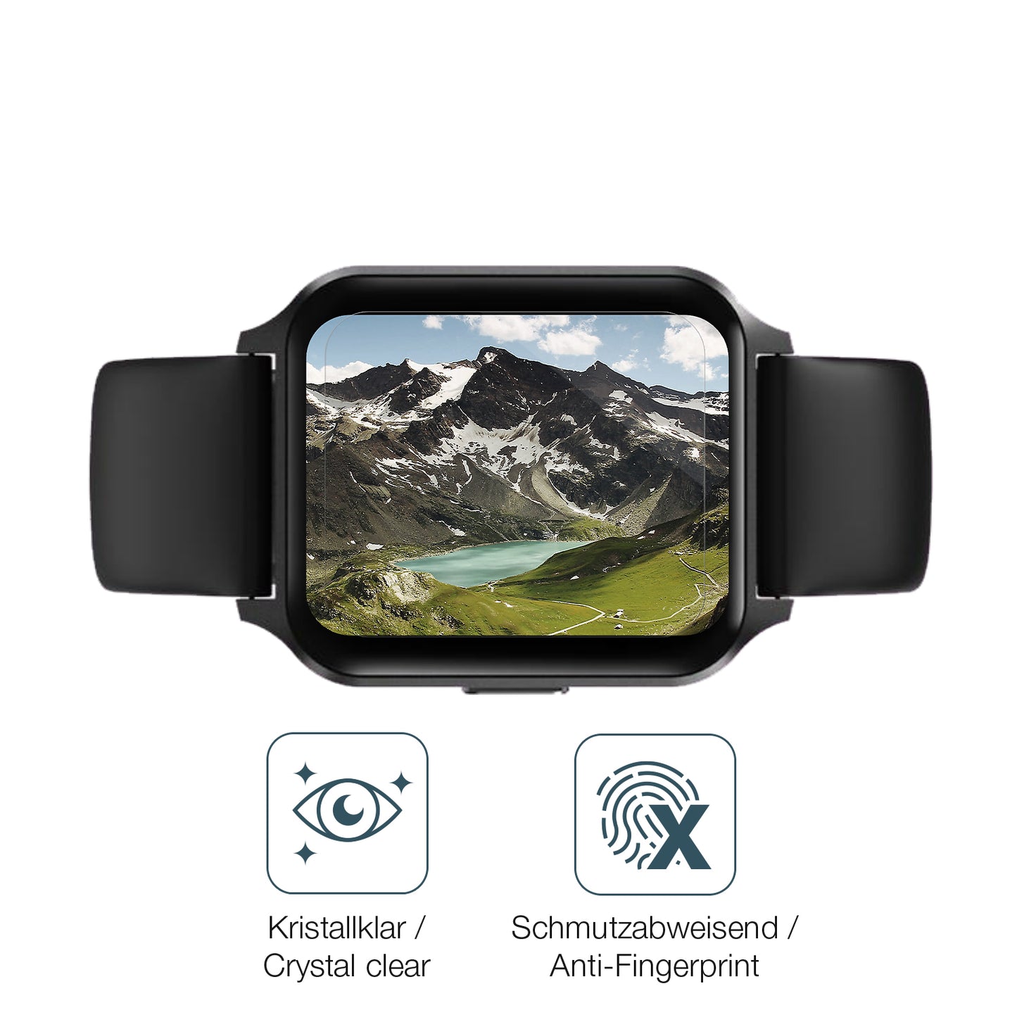 Flexible TPU-Folie passend zugeschnitten für Touchelex 1,52 Zoll Smartwatch, vollständige Abdeckung