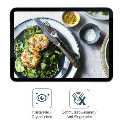 2x Schutzfolie klar für Apple iPad 11 Zoll A16 11. Gen 2025 Display-Schutzfolie