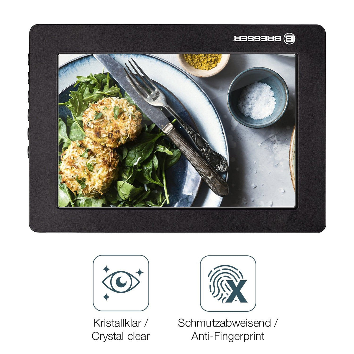 dipos 2x 9H Clear Screen Protector for Bresser MeteoTemp Baro HZ