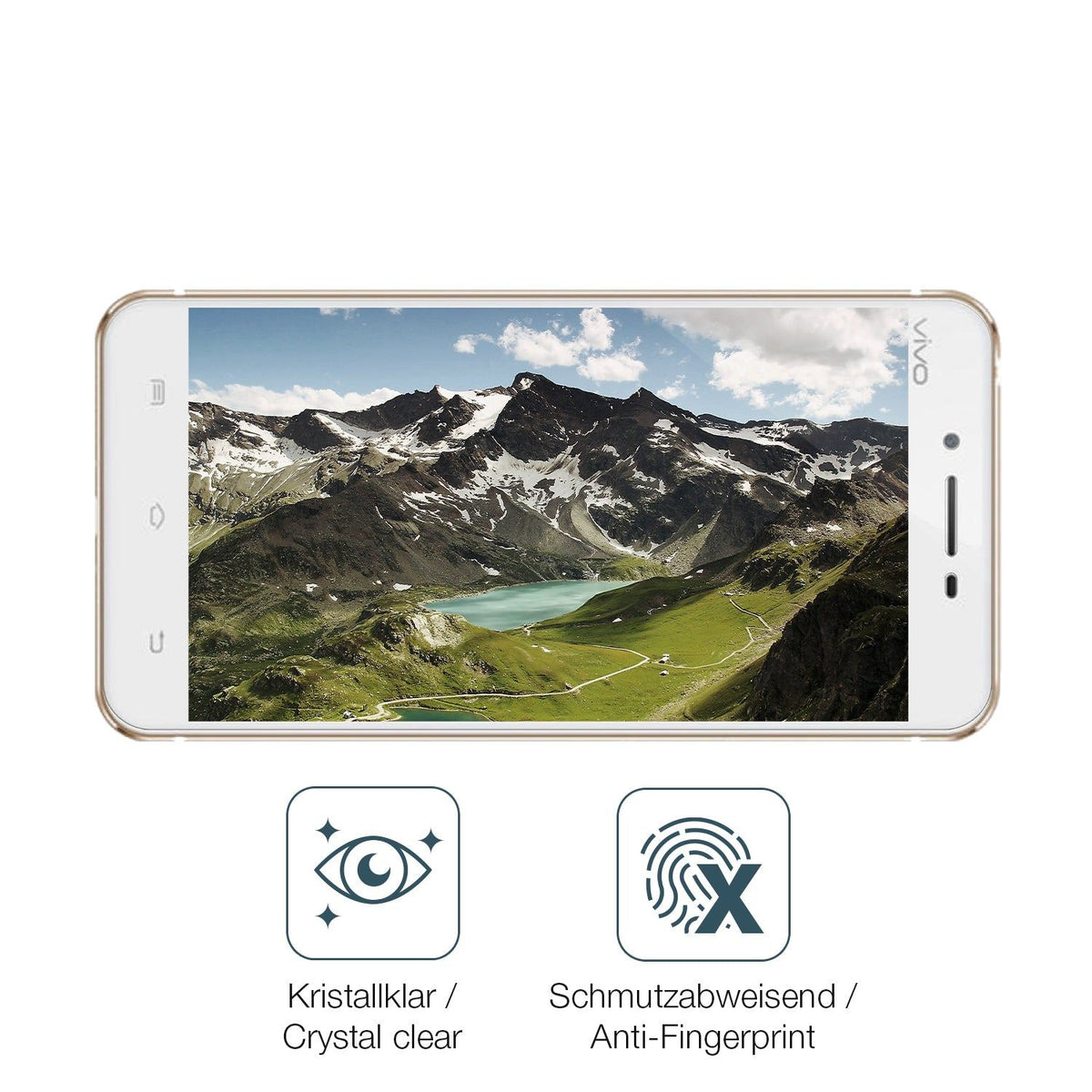 2x Screen Protector for Vivo X6A Flexible Glass 9H dipos