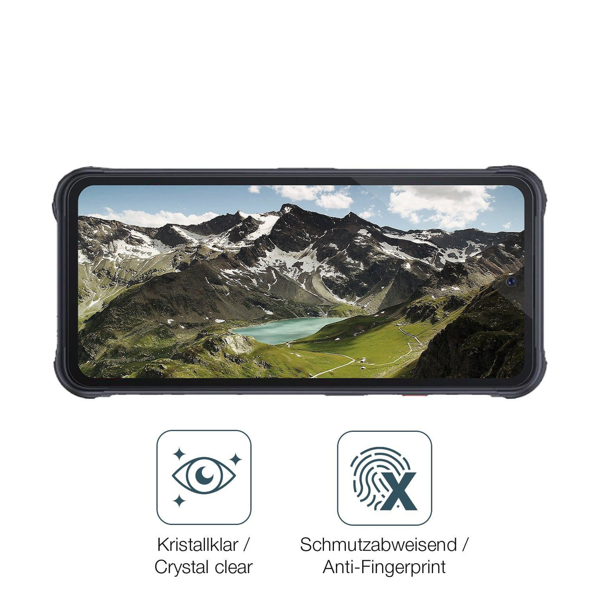 dipos 2x 9H Clear Screen Protector for Cubot KingKong Power
